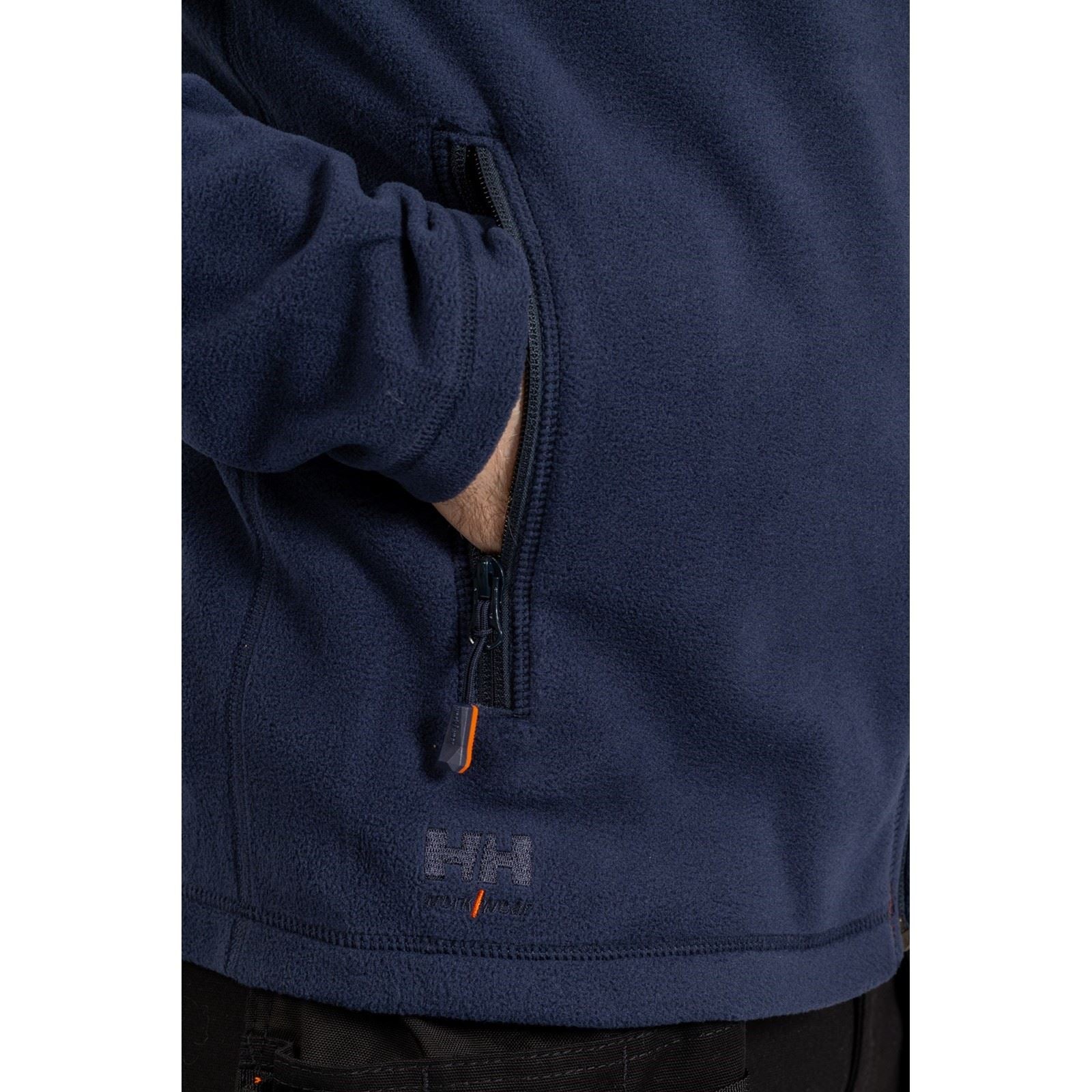 Helly Hansen Workwear Oxford Herren Blaue Fleecejacke