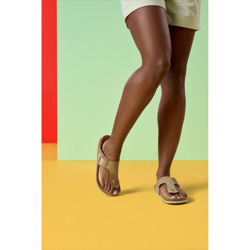 Hush Puppies Billie Damen Sandalen Aus Wildleder In Taupe