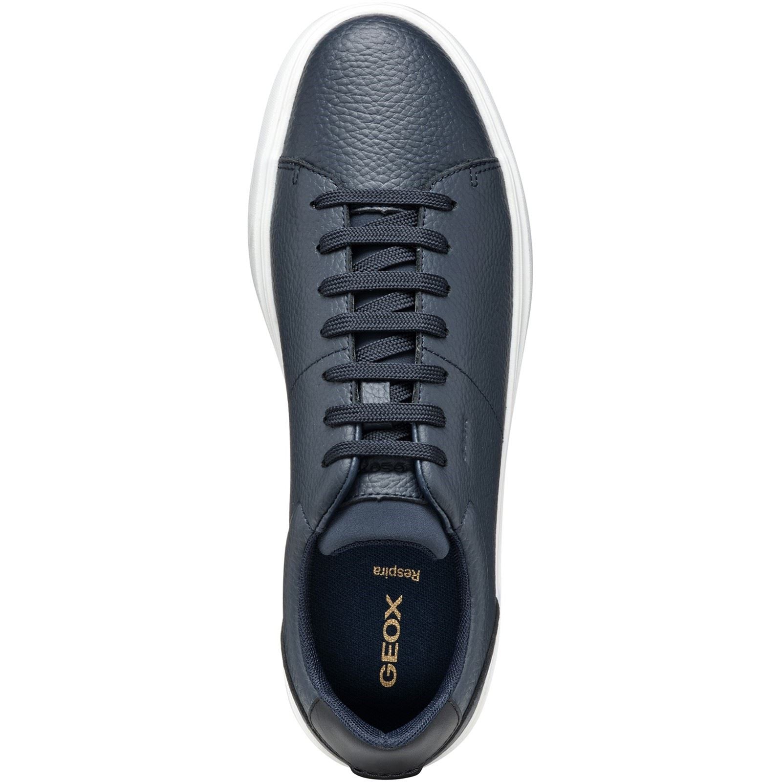 Geox U BALTMOORE Herren Sneaker Aus Leder In Marineblau