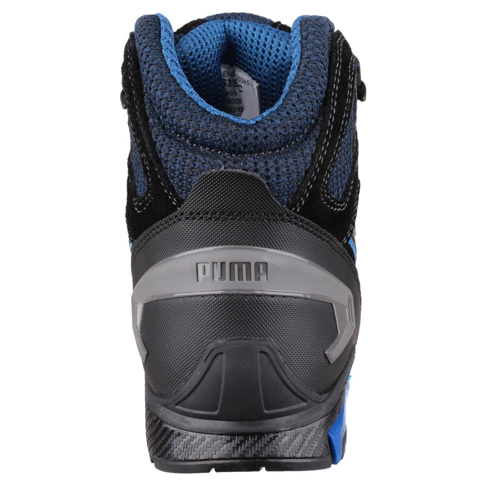 Puma Safety Rio Mid Leder Schwarze Sicherheitsstiefel