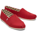 TOMS Alpargata 100% Baumwolle Herren Rote Espadrilles