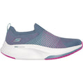 Skechers GO WALK Max Walker Sally Damen-Sneaker In Anthrazit/Lila