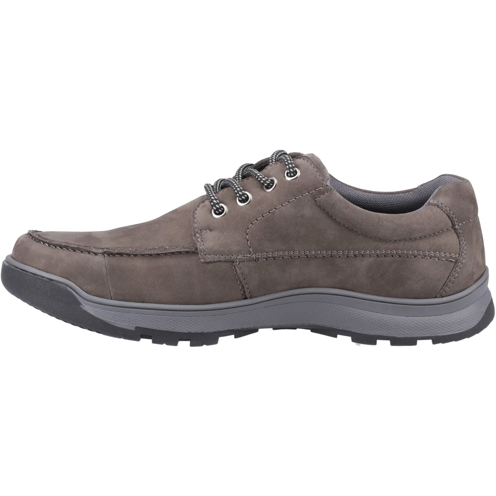 Hush Puppies Tucker Lace Herrenschuhe Aus Grauem Nubukleder Mit Schnürung