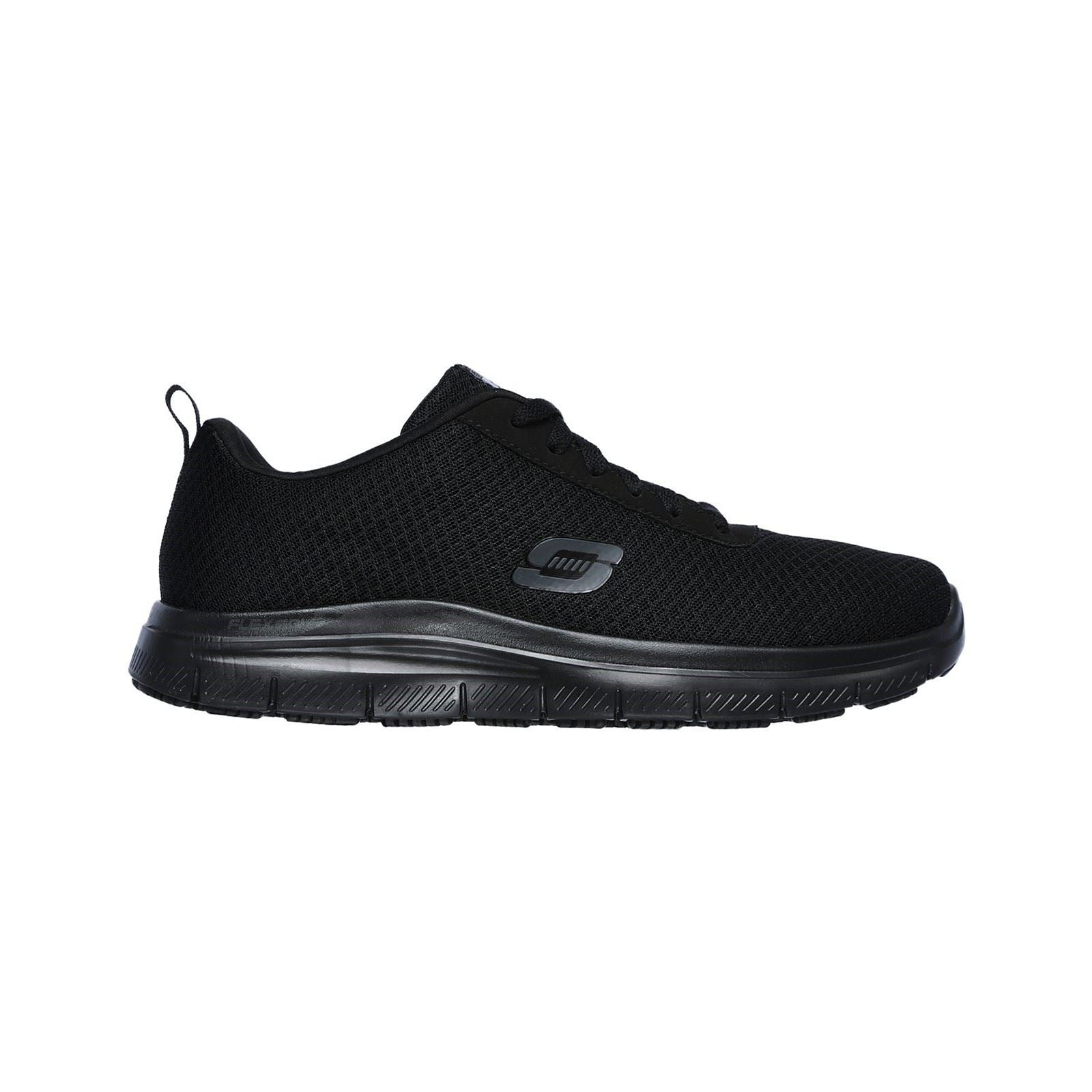 Skechers Workwear Flex Advantage - Bendon Sr Polyester Herren Schwarze Sicherheitssneaker