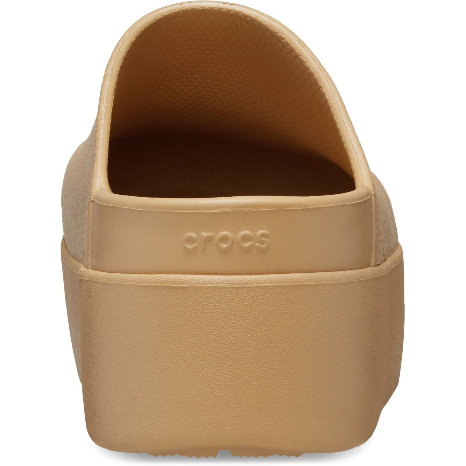 Crocs Dylan Thermoplastische Damen Pantoletten In Weizenfarbe