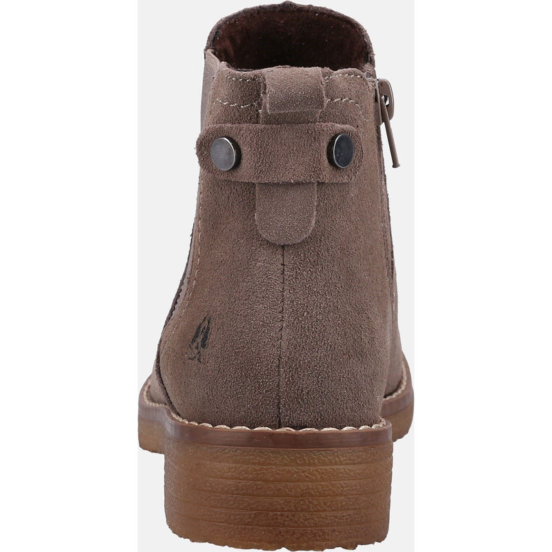 Hush Puppies Maddy Wildleder Damen Graue Stiefel