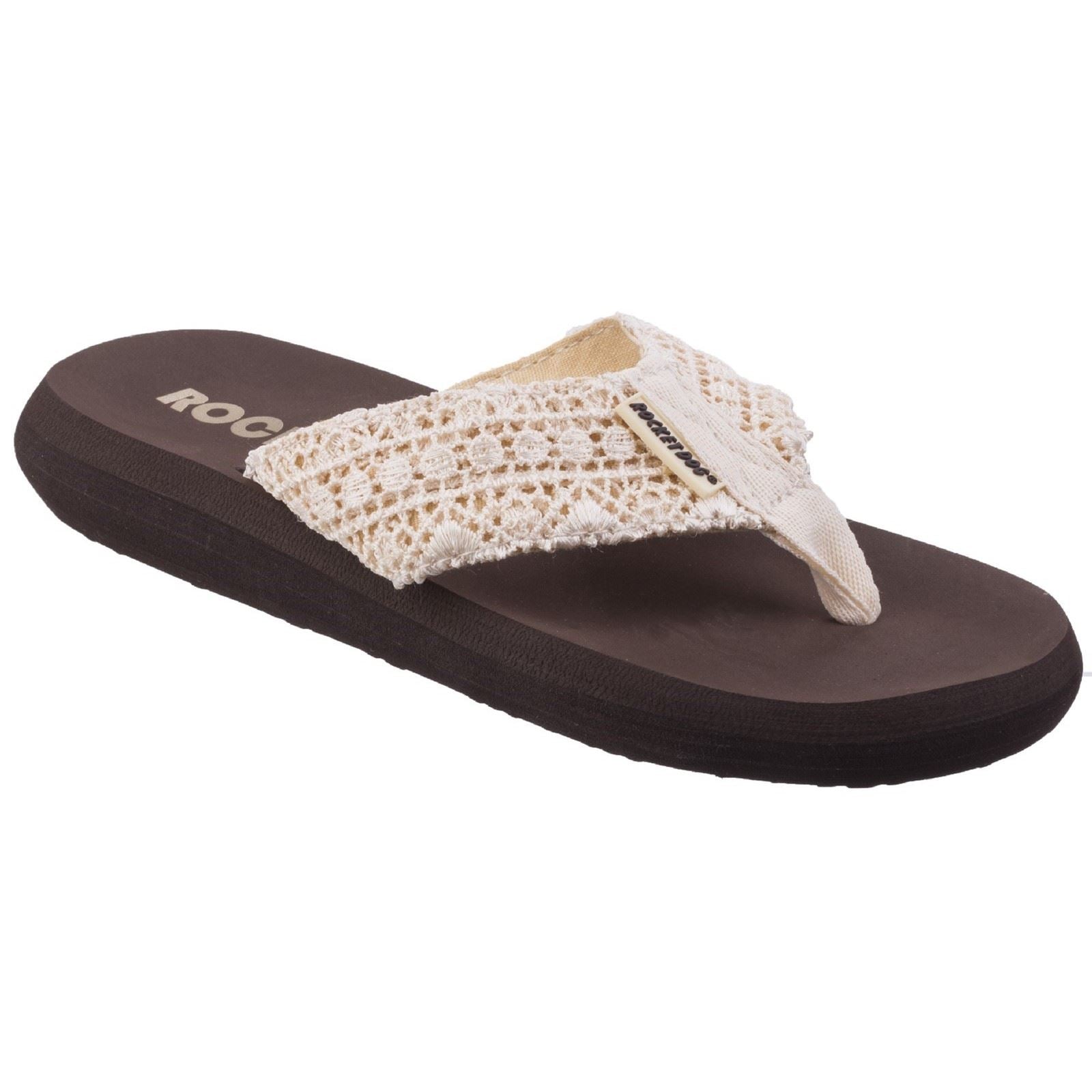 Rocket Dog Spotlight Lima Damen Zehenstegsandalen Aus Naturmaterialien