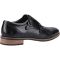 Hush Puppies David Herrenschuhe Aus Schwarzem Leder Mit Doppeltem Monk Riemen