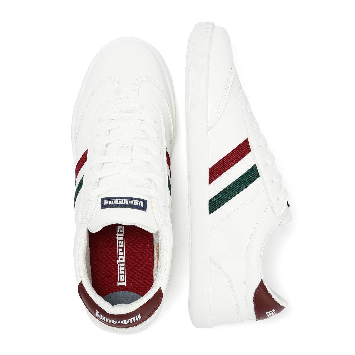 Lambretta Vulkan Herren Weiße Sneaker
