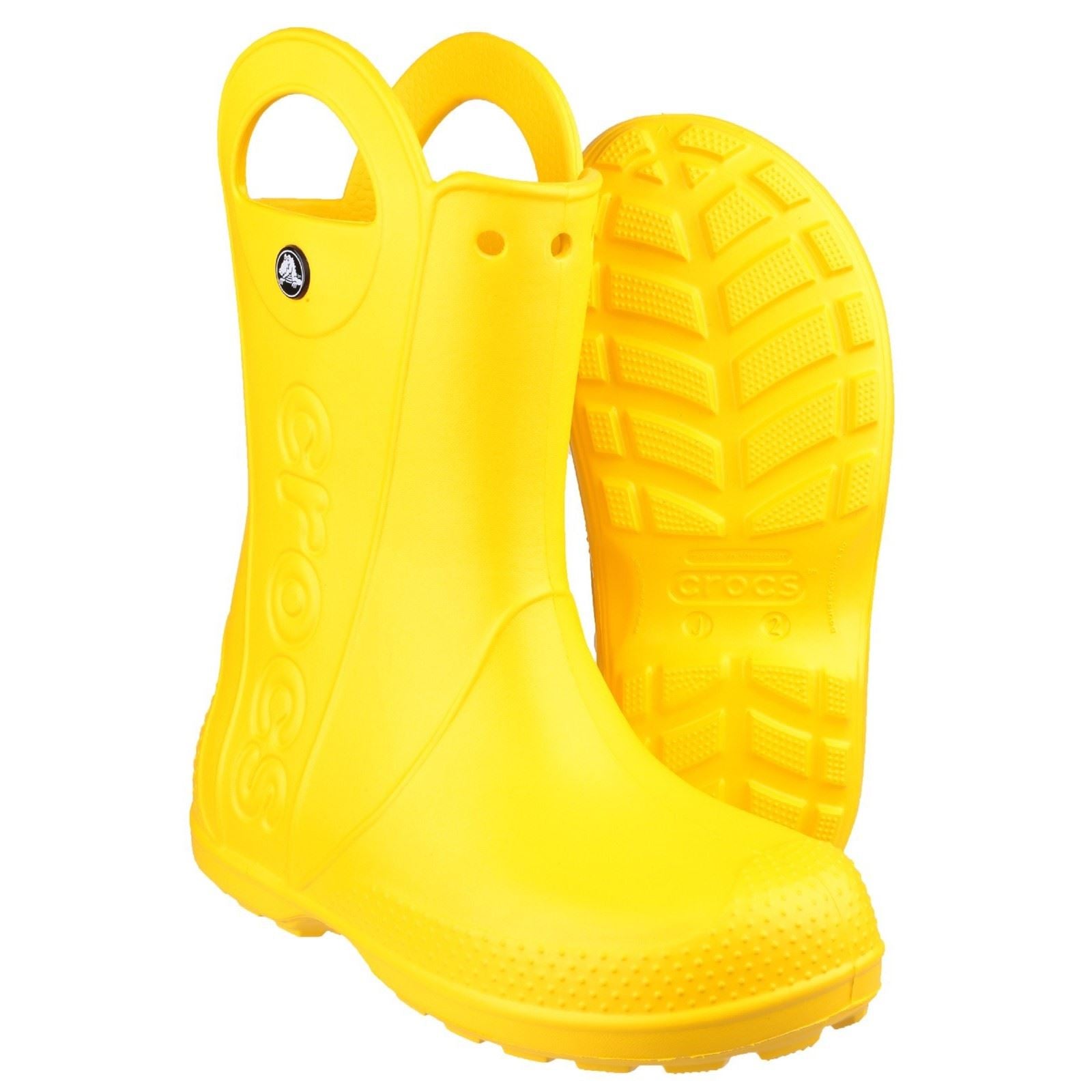Crocs Handle It Rain Thermoplastische Gelbe Gummistiefel