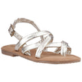 Hush Puppies Hope Damen Sandalen Aus Leder In Gold