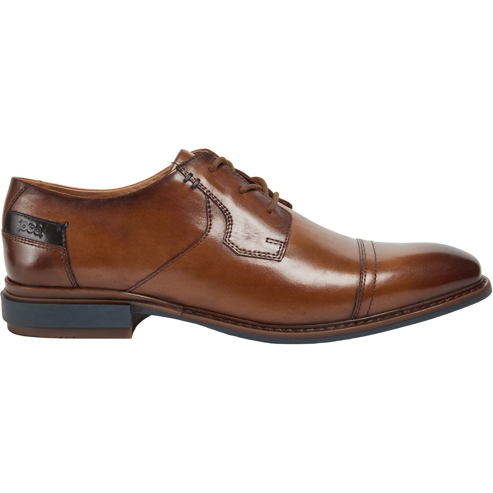 Pod Savage Fauxleder Herren Cognac Schnürschuhe