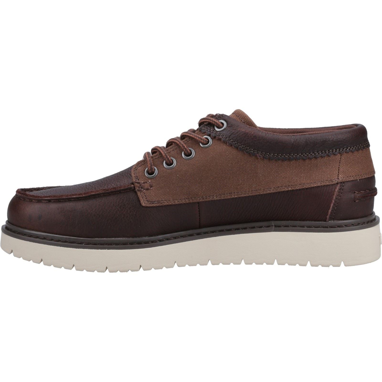 TOMS TRVL Lite Forrest Herren Leder Braune Schnürschuhe