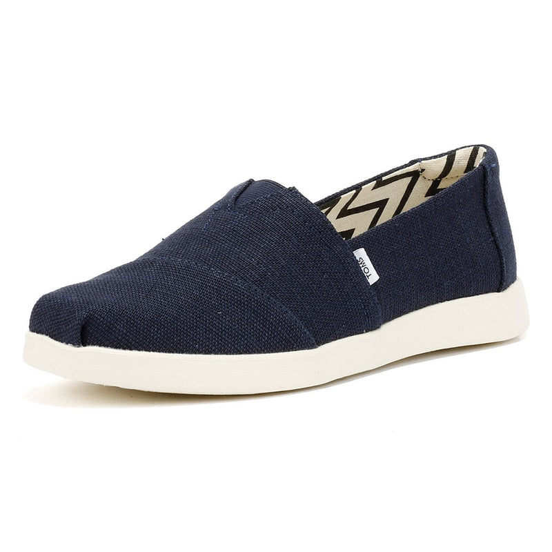 TOMS Alpargata Plus Heritage Canvas Damenesspadrilles In Blau Für Damen
