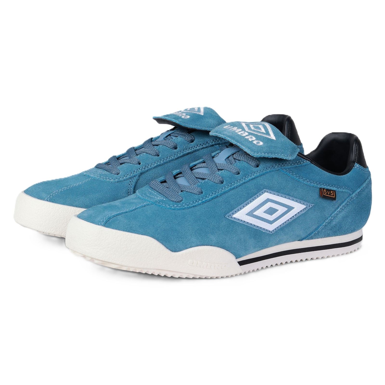 Umbro 5V5 Wildlederblaue Sneakers