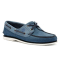 Timberland Classic 2 Eye Lederschuhe Für Herren In Blau Mit Schnürung