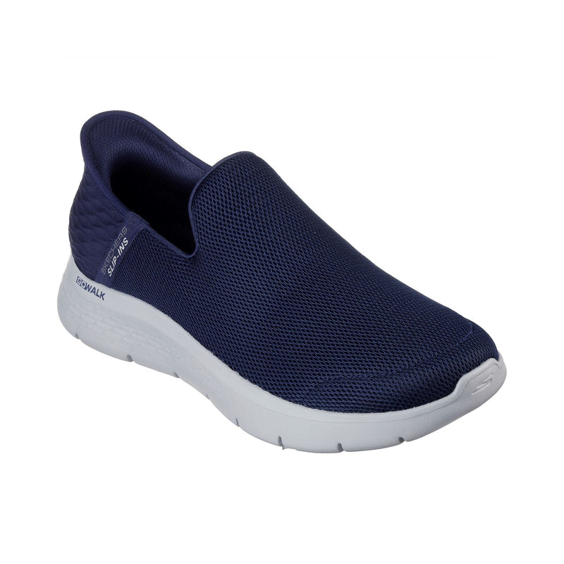 Skechers Go Walk Flex No Hands Synthetik Herren Sneaker In Marineblau