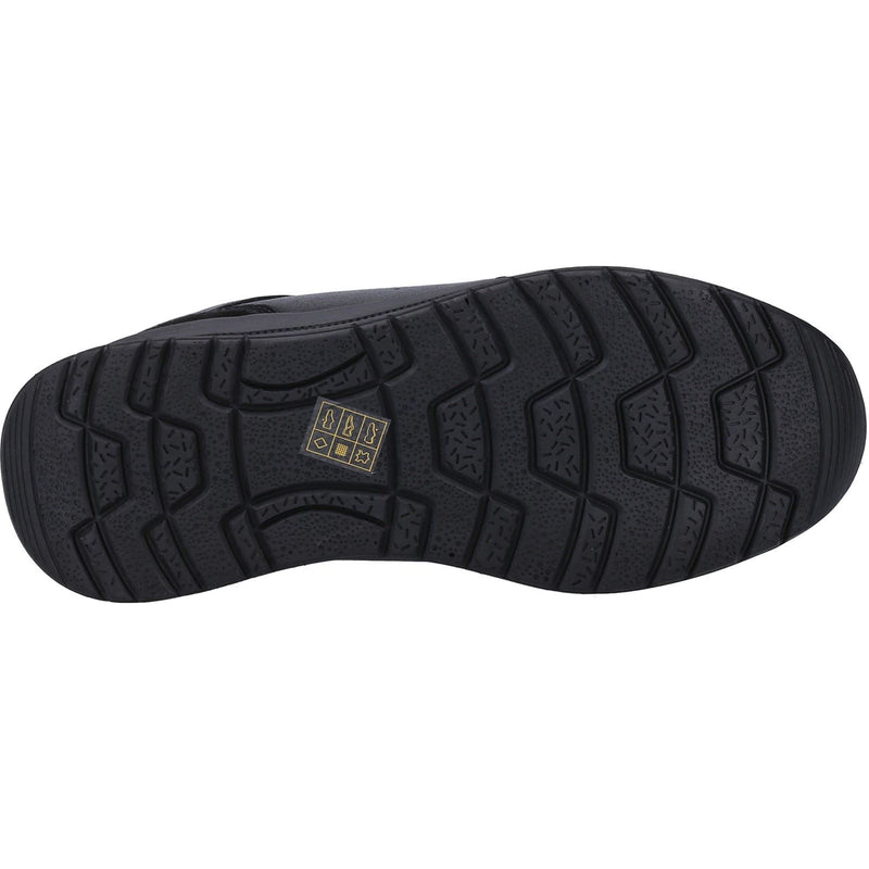 Hush Puppies Joseph Leder-Herrenschuhe In Schwarz Aus Leder Mit Schnürung