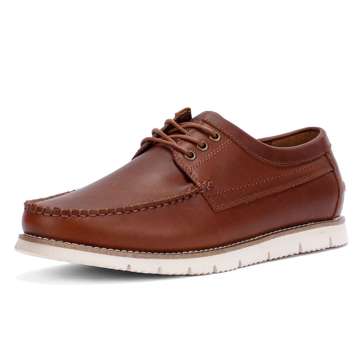 Ben Sherman Soho Wildleder Herren Schnürschuhe In Braun