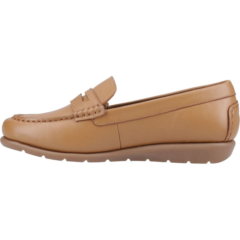 Hush Puppies Shelby Leder Damen Tan Loafers