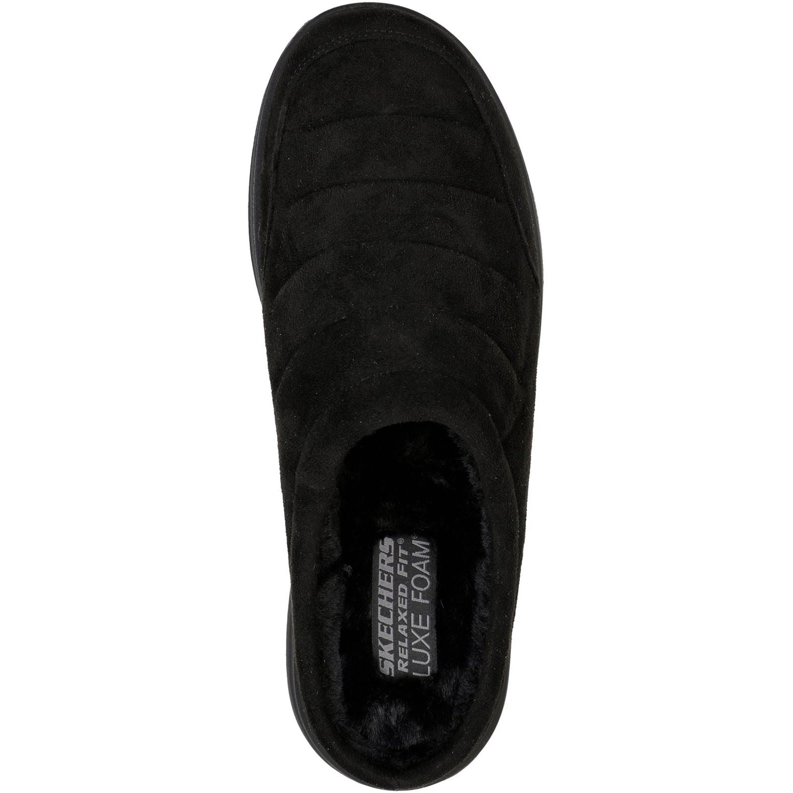 Skechers Relaxed Fit: Murette Garvanza Herren Pantoletten aus Mikrofaser in Schwarz