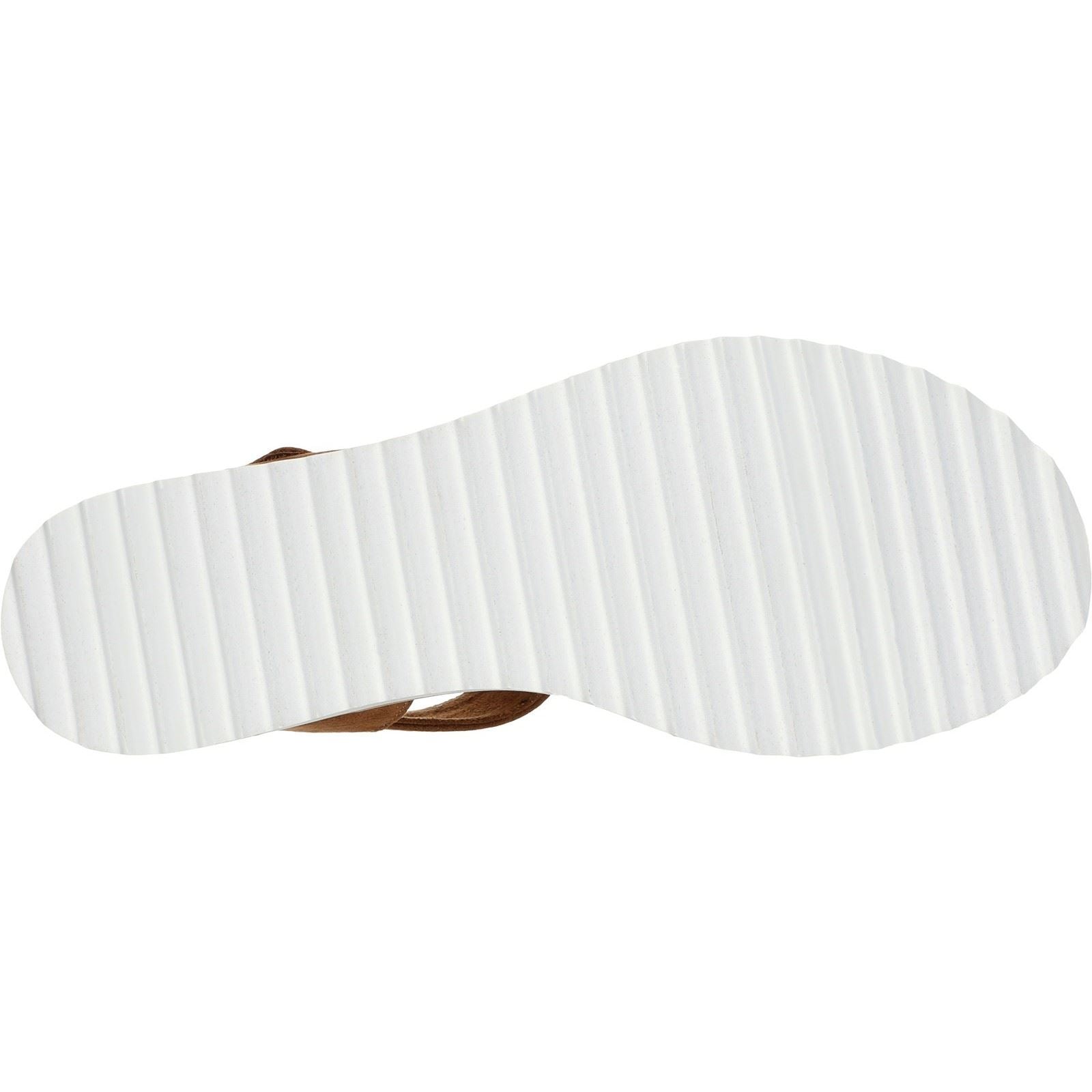 Skechers Desert Kiss Serendipitous Synthetik Damen Kastanienbraune Sandalen