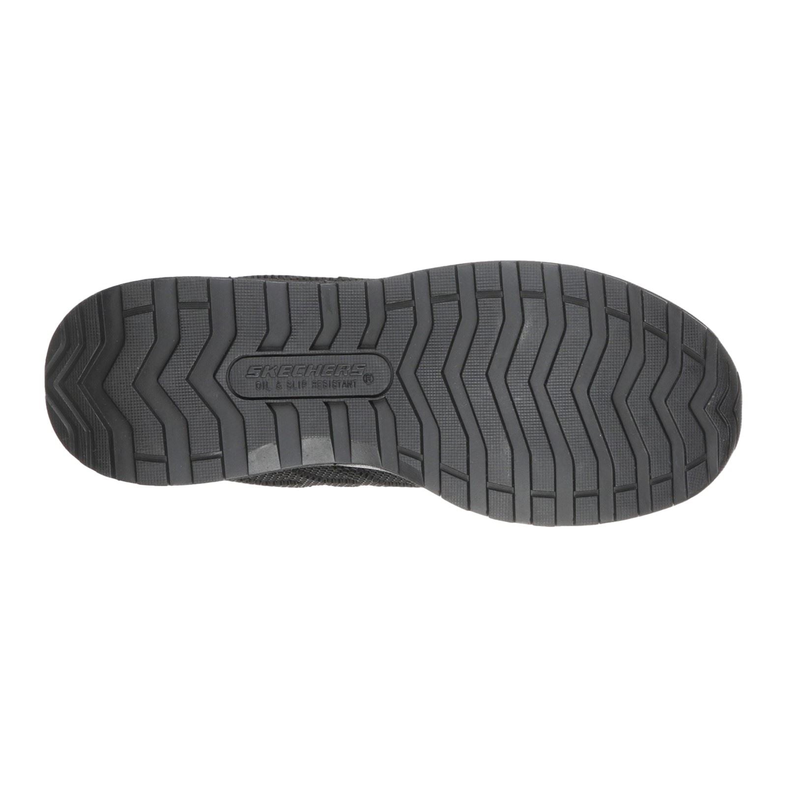 Skechers Workwear Bulklin Ayak Nylon Damen Schwarz/Schwarz Sicherheitssneaker