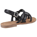 Hush Puppies Hope Damen Sandalen Aus Schwarzem Leder