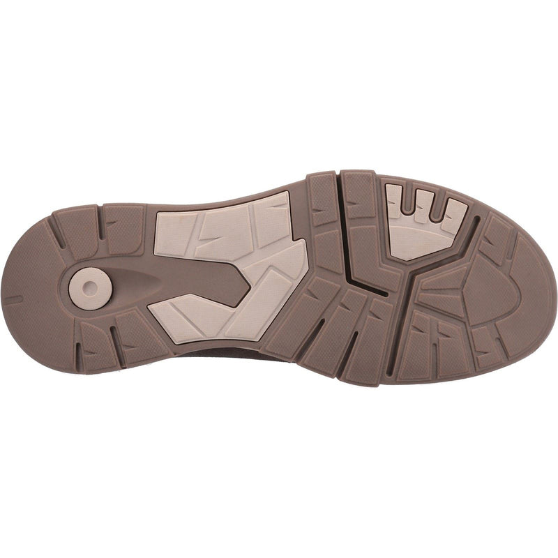 Hush Puppies Fletcher Leder-Herren-Kaffee-Loungers