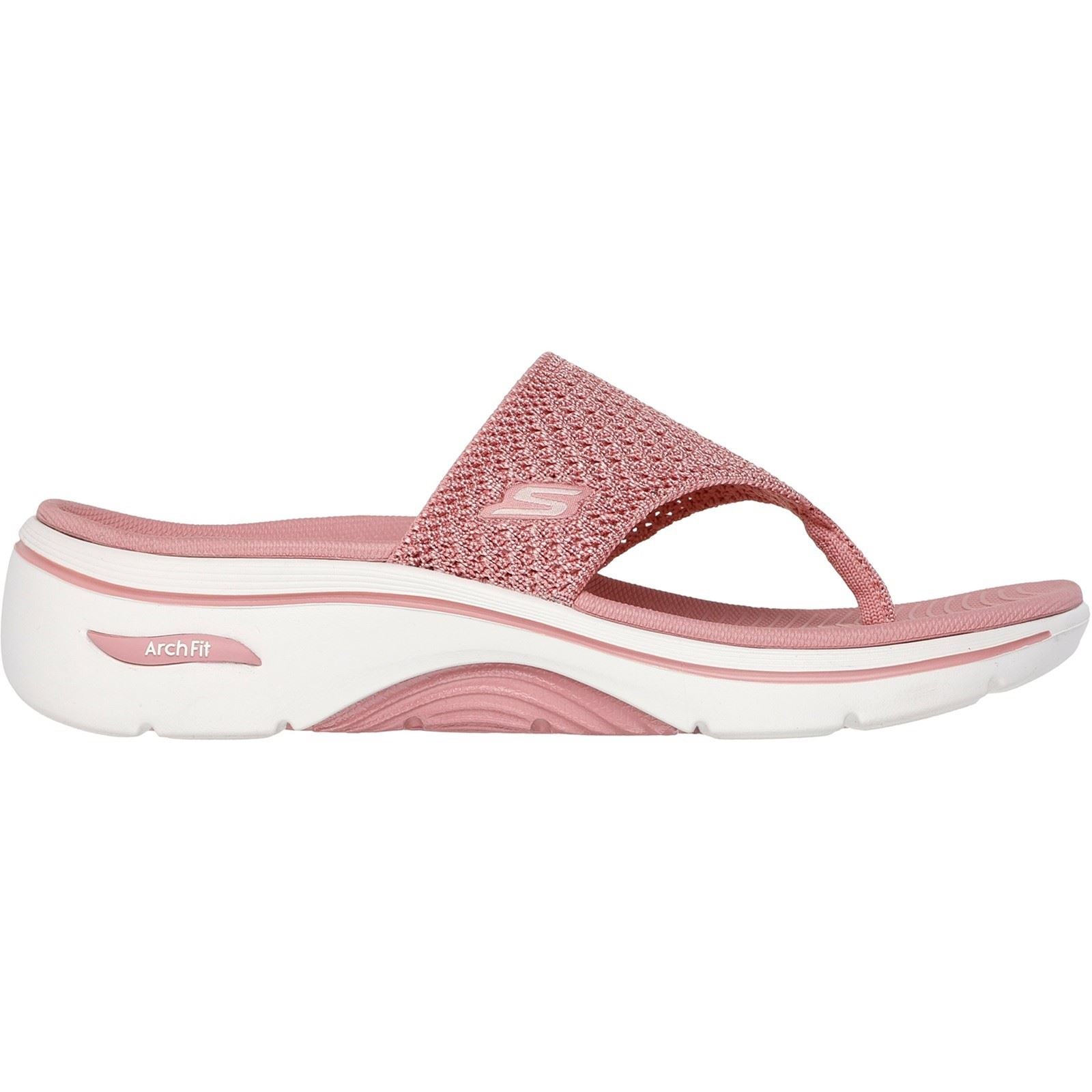 Skechers Go Walk Arch Fit 2.0 Polyester Damen Rosensandalen