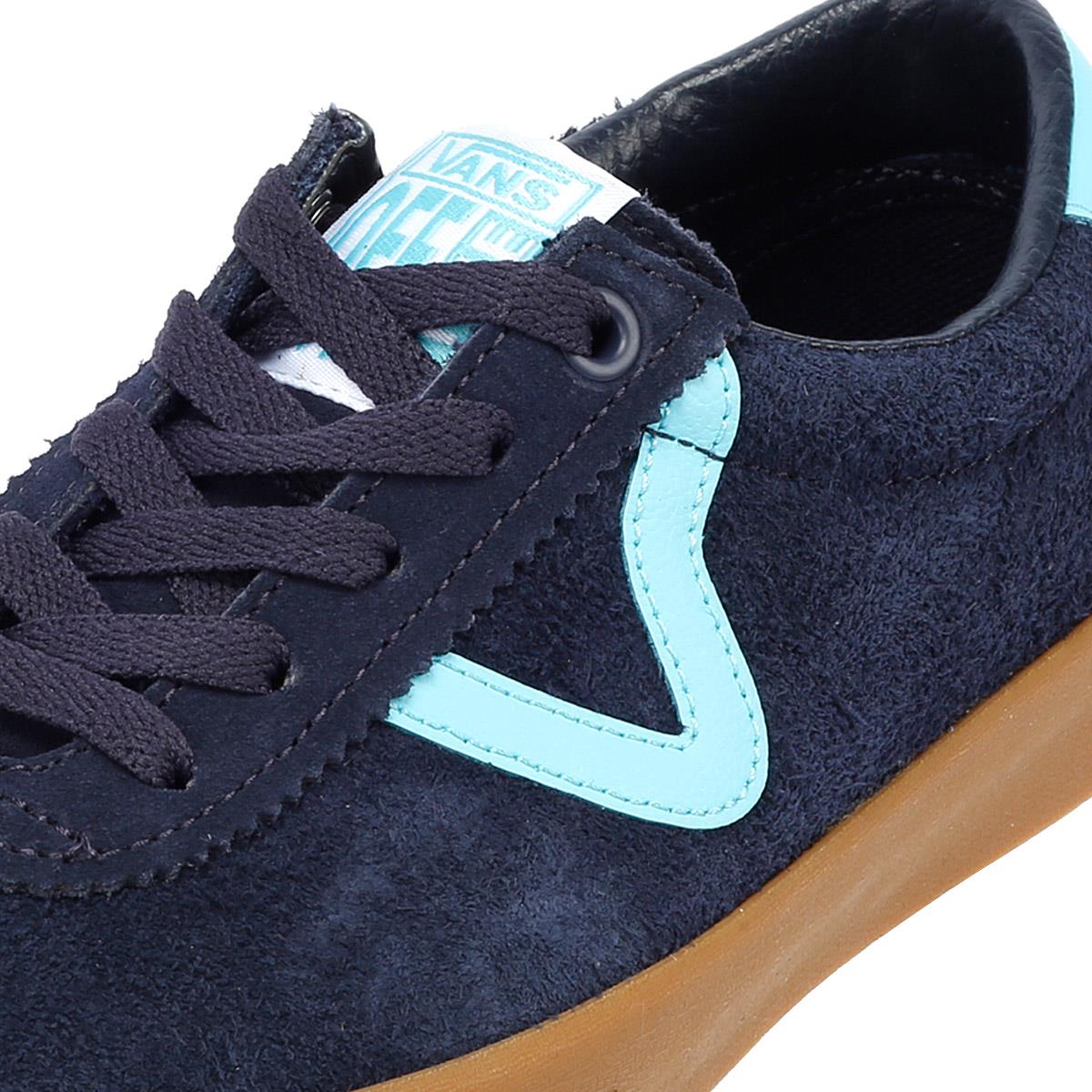 Vans Sport Low Damen Blau/Gummi Wildleder Turnschuhe
