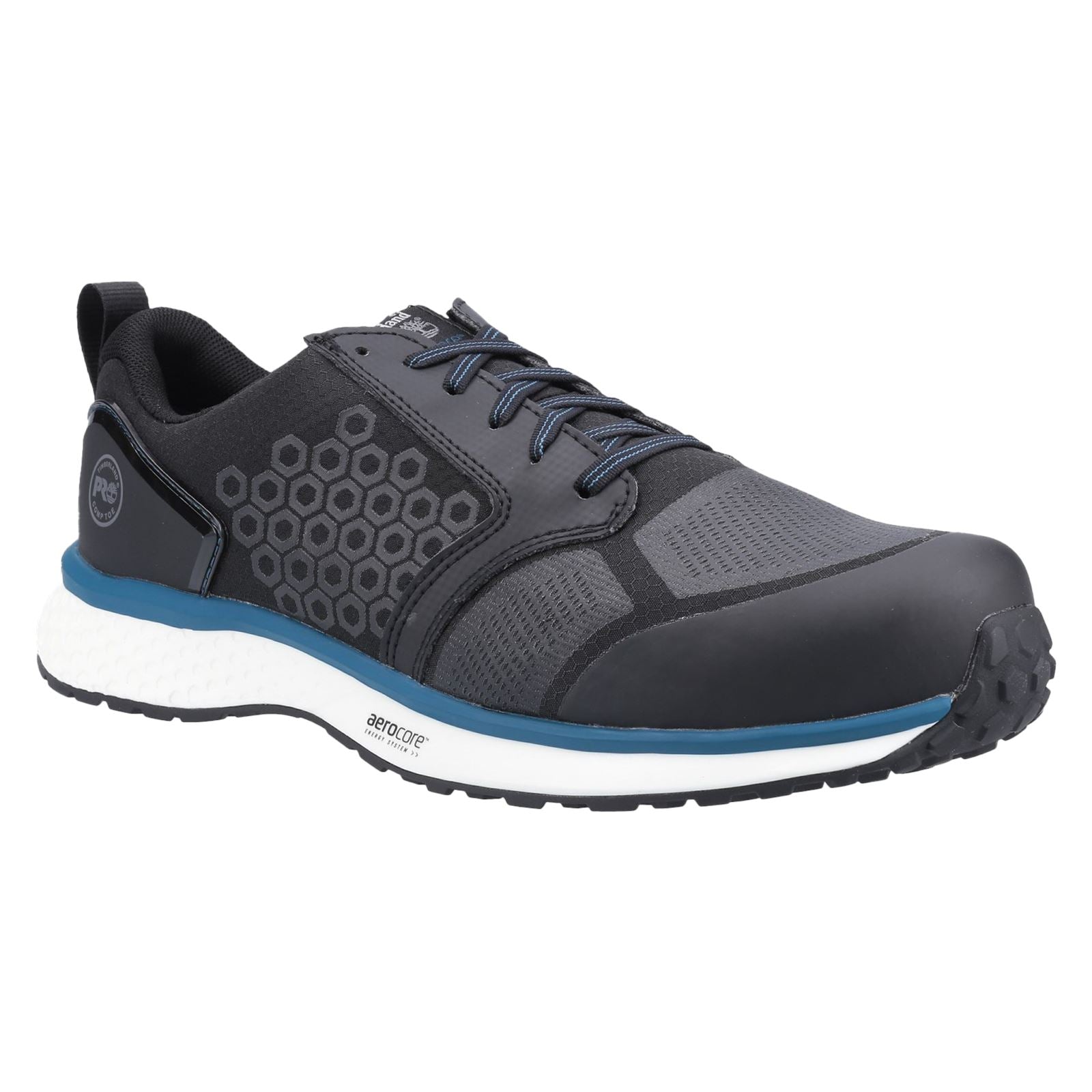 Timberland Pro Reaxion Synthetische Schwarz/Blaue Sicherheits Sneakers