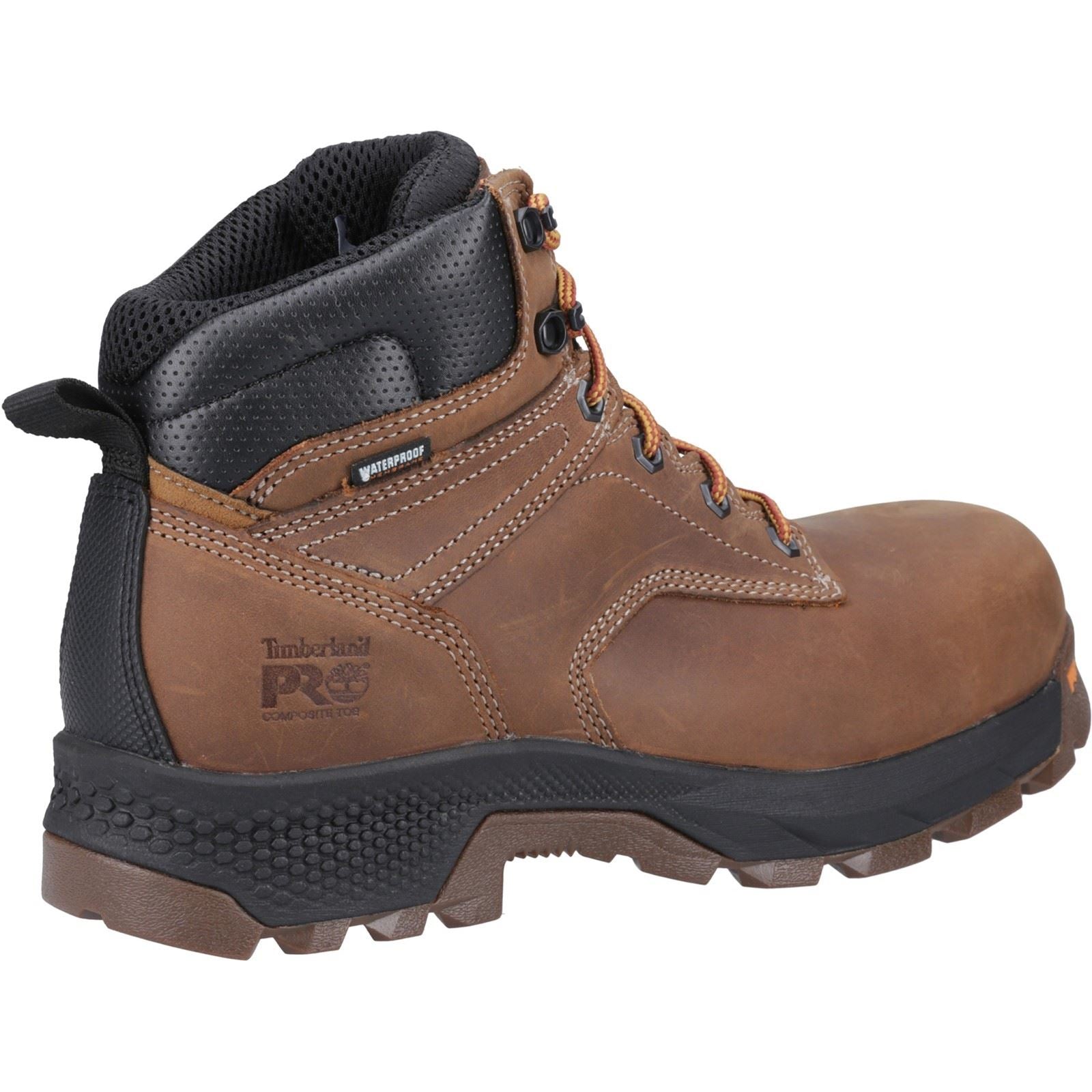 Timberland Pro Titan Sechs Zoll Leder Braune Sicherheitsschuhe