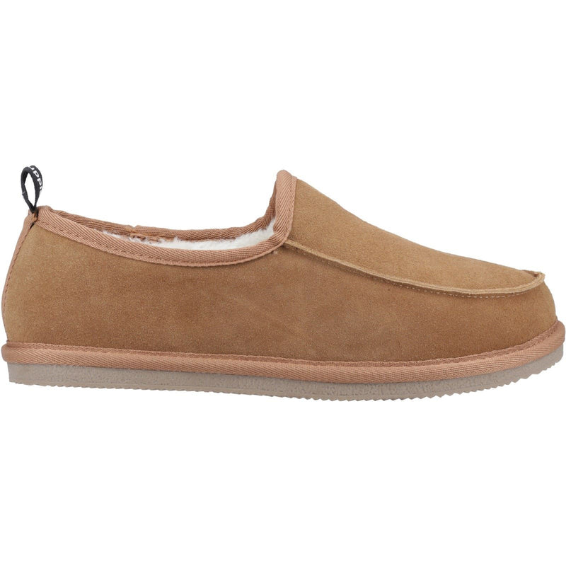 Hush Puppies Charles Wildleder Herren Tan Hausschuhe