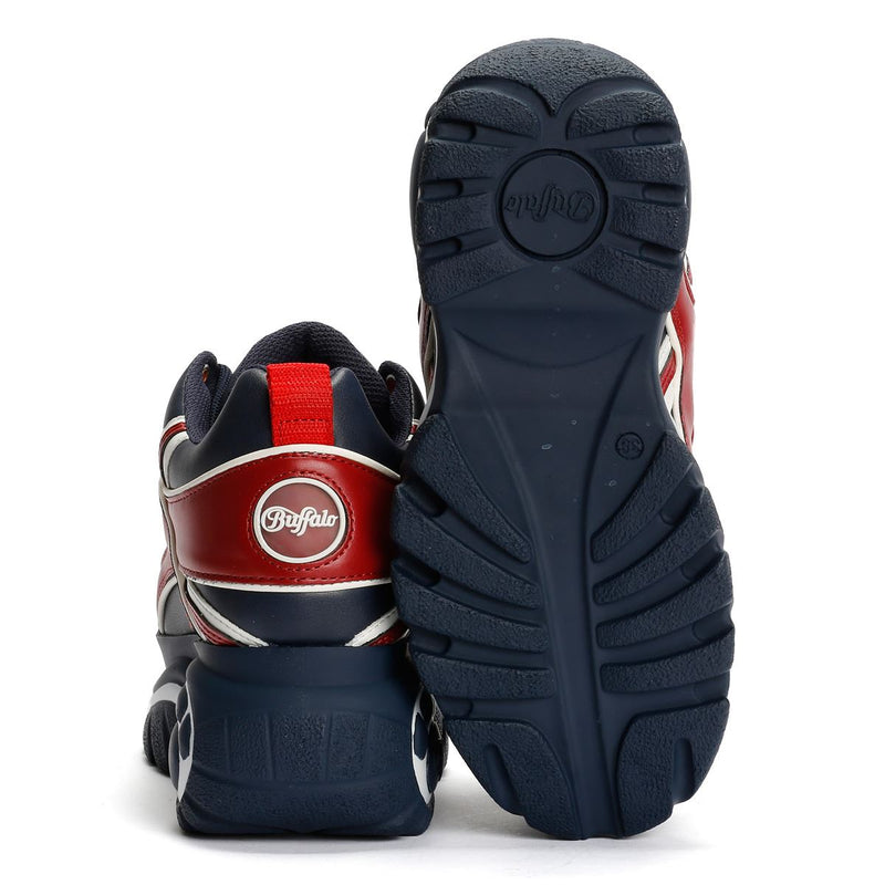 Buffalo 1339-14 Damen Sneaker Aus Blauem Leder