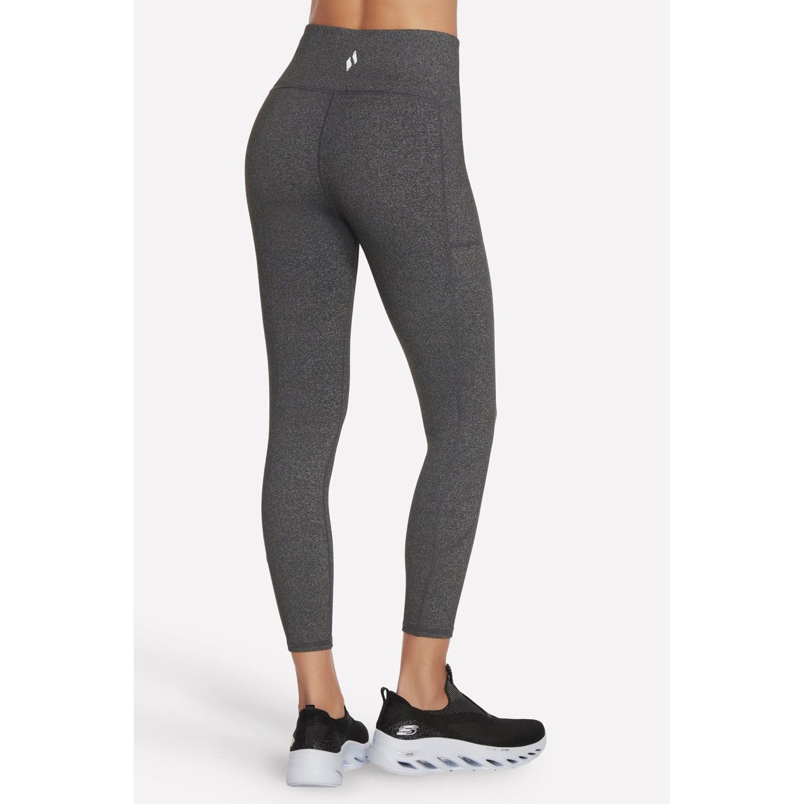 Skechers GOWALK Wear High-Waisted 7/8 Damen Graue Sportleggings