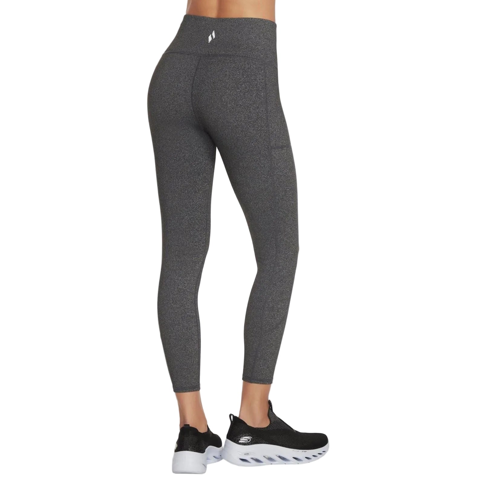 Skechers GOWALK Wear High-Waisted 7/8 Damen Graue Sportleggings