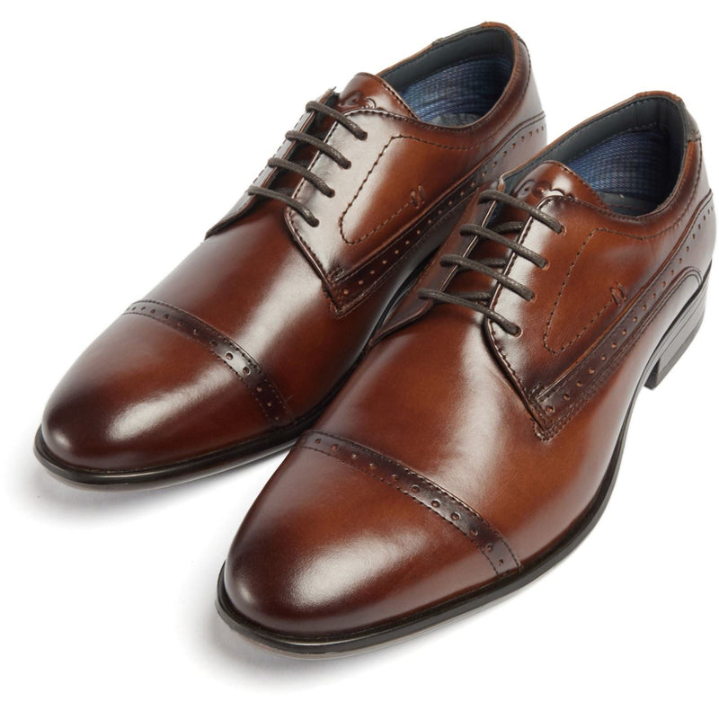 Pod Ralph Herren Oxford Schuhe Aus Cognacfarbenem Leder