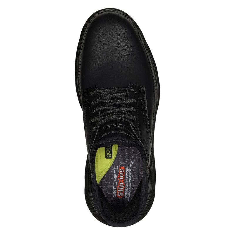 Skechers Garza - Gervin Schwarze Farbe Herren-Schnürschuhe Aus Leder