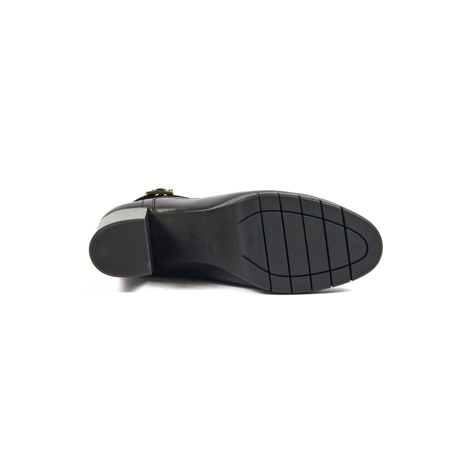 Pod Nala Leder /Textil-Damenstiefel In Schwarz