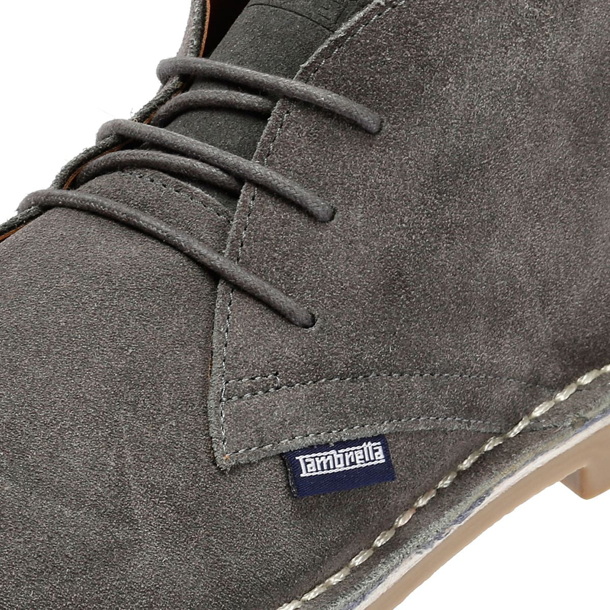 Lambretta Chiswick Wildleder Herren Stiefel In Grau