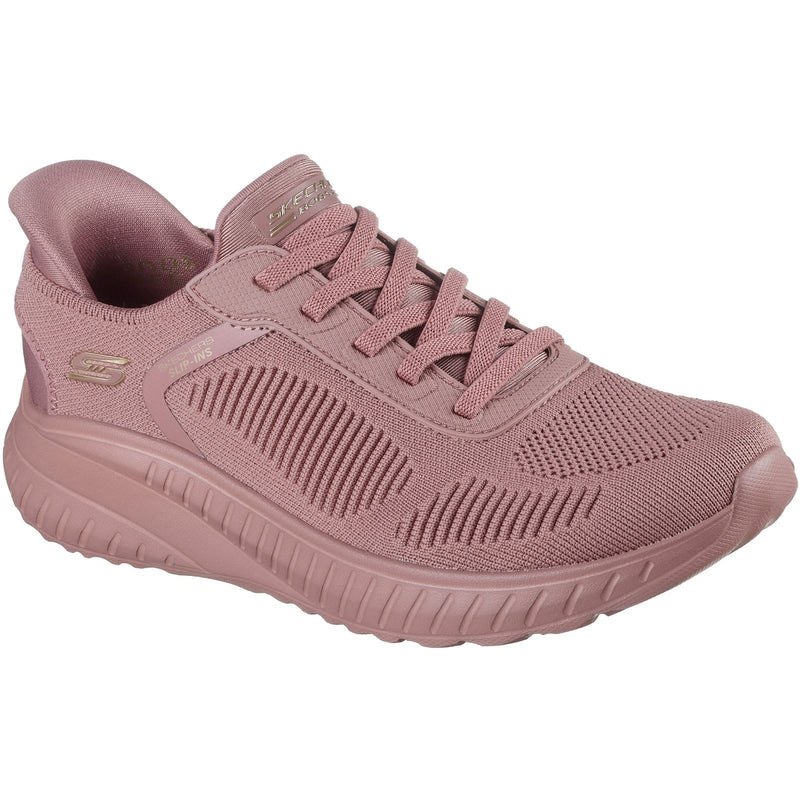 Skechers BOBS Sport Squad Chaos Polyester Damen Rose Sneakers
