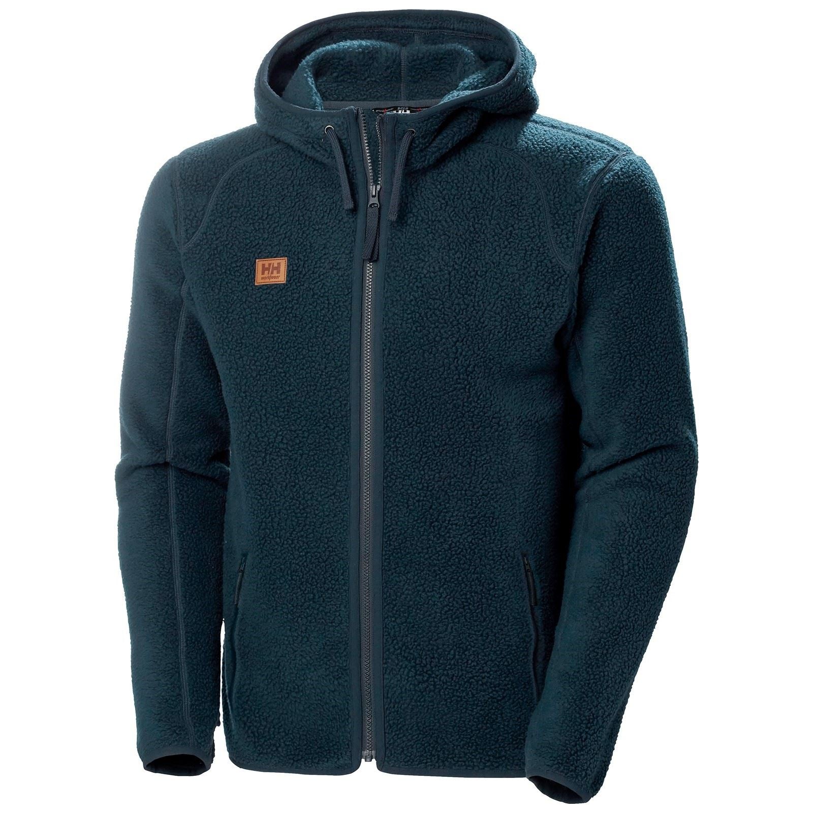 Helly Hansen Workwear Heritage Pile Hoodie Herren Blaue Fleecejacke