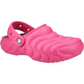Crocs Classic Lined Overpuff Thermoplastische Damen Clogs In Drachenfruchtfarbe