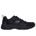 Skechers Oak Canyon Verketta Schwarze Farbe Ledersneaker Für Herren