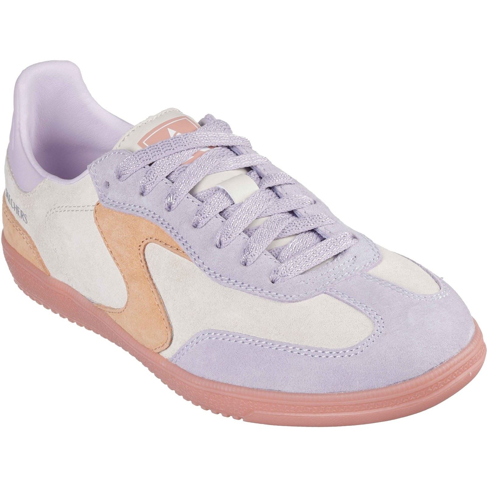 Skechers Hotshot For The Win Leder Damen Natürliche/Multi Sneakers