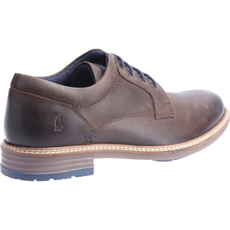 Hush Puppies Julian Leder Herren Braune Schnürschuhe
