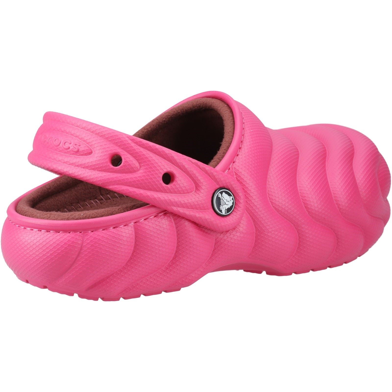 Crocs Classic Lined Overpuff Thermoplastische Damen Clogs In Drachenfruchtfarbe