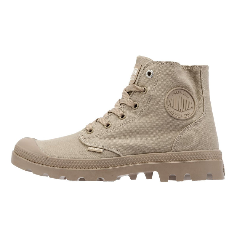 Palladium Pampa Hi Mono Chrome Canvas Herren Khaki Stiefel