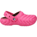 Crocs Classic Lined Overpuff Thermoplastische Damen Clogs In Drachenfruchtfarbe